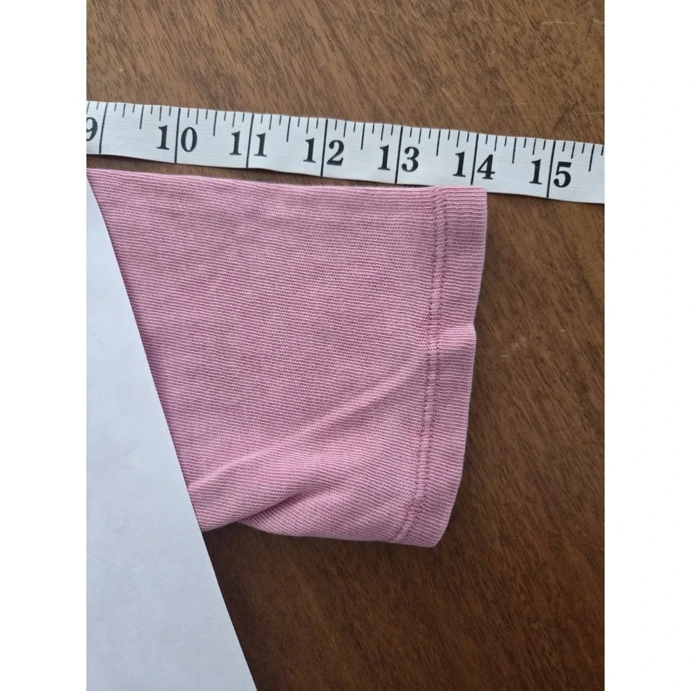 Victoria's Secret Pink Logo Top Women's Small Dusty Rose Acid Washed Oversized - Picture 9 of 11